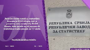 Prosečna neto zarada 59.698 dinara
